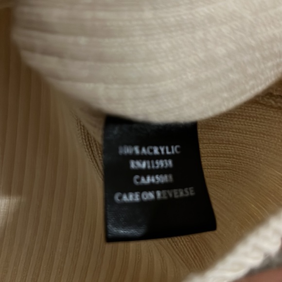 Everybody talks ribbed cropped wrap front topper tie front tan used - Picture 5 of 7